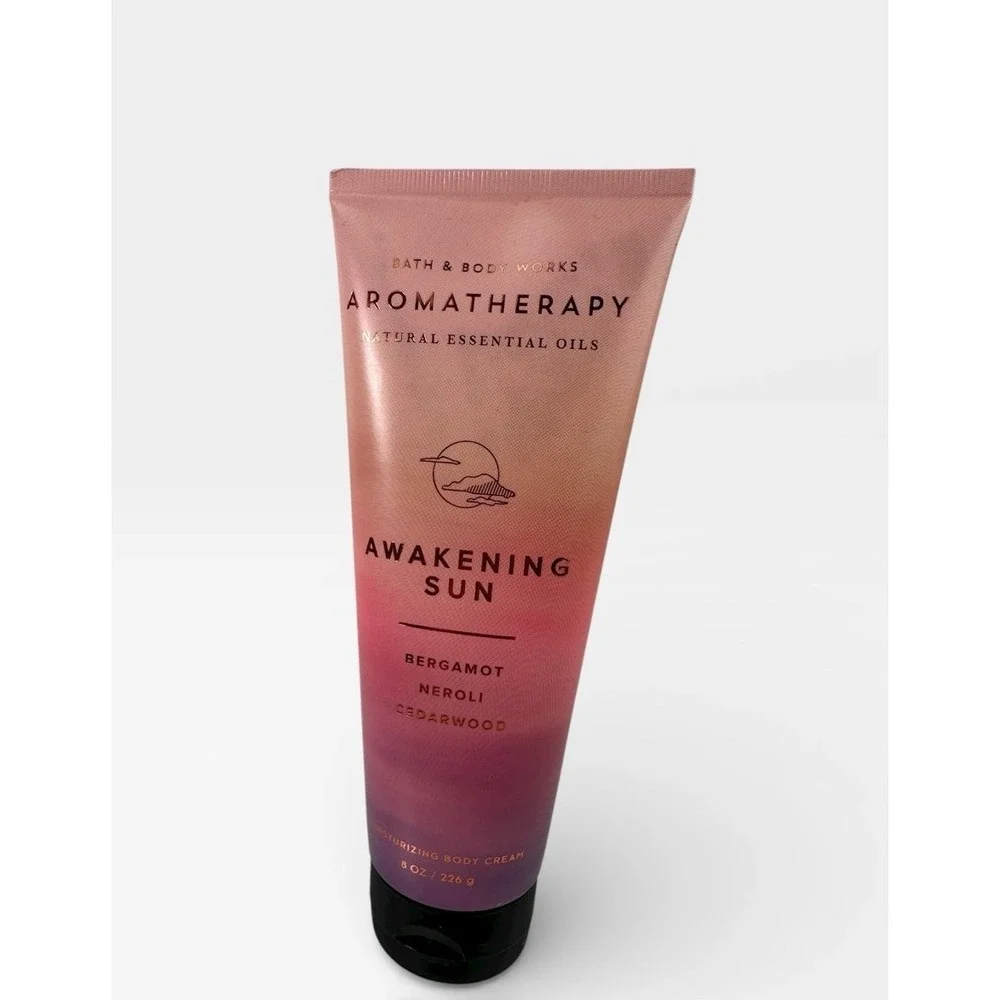 Bath & Body Works Aromatherapy Awakening Sun Moisturizing Body Cream 8 oz New - Picture 1 of 6